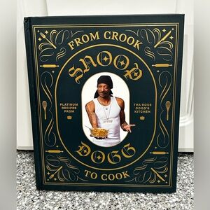 Snoop Dogg From Crook to Cook Cookbook Hardcover Like New
